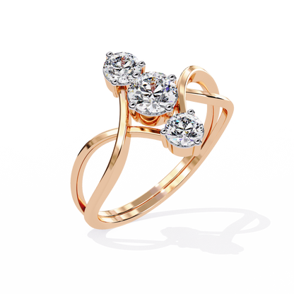 Wealth Whisper Round Diamond Ring - Espira Fine Gems