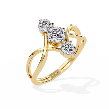 Wealth Whisper Round Diamond Ring - Espira Fine Gems