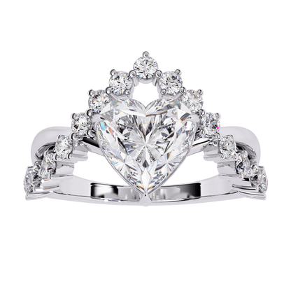 Luxury Crown Diamond Ring - Espira Fine Gems