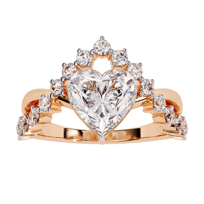 Luxury Crown Diamond Ring - Espira Fine Gems