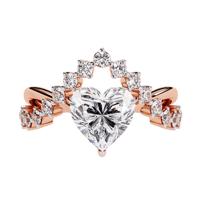 Luxury Crown Diamond Ring - Espira Fine Gems