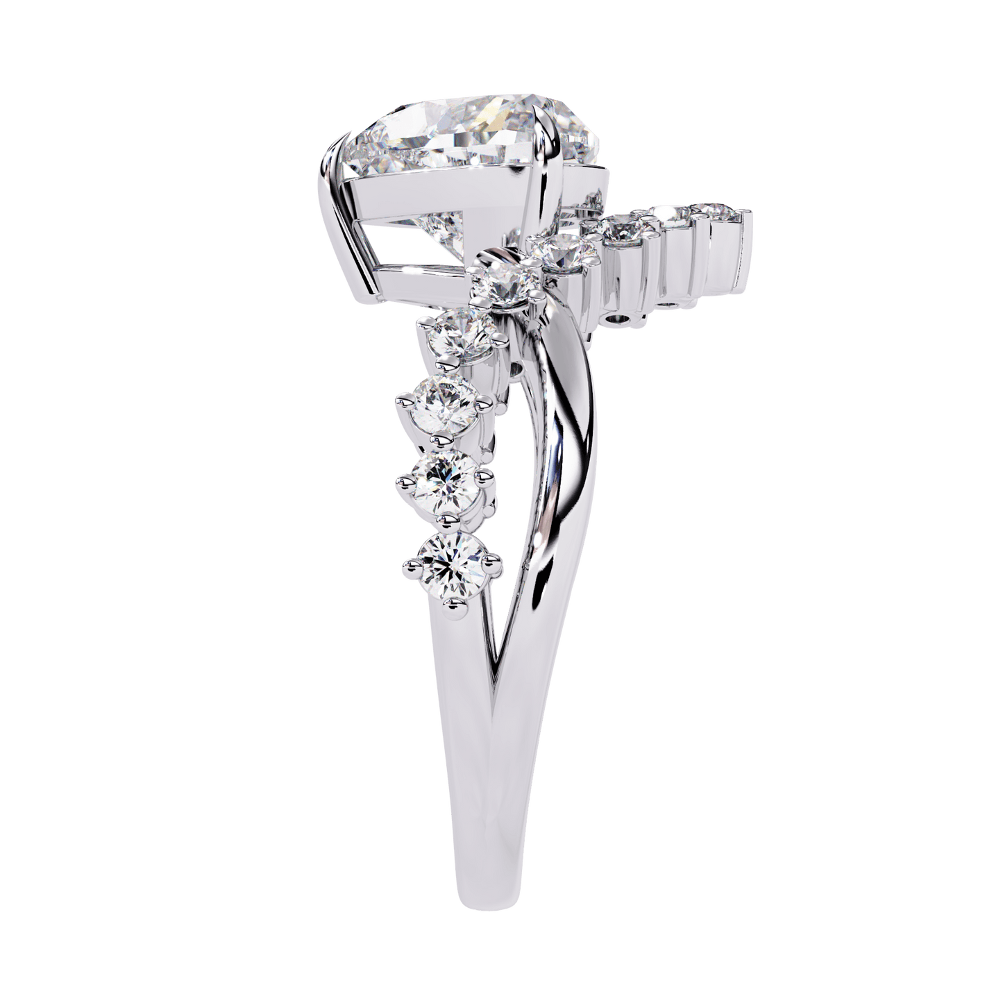 luxury crown diamond ring - espira fine gems