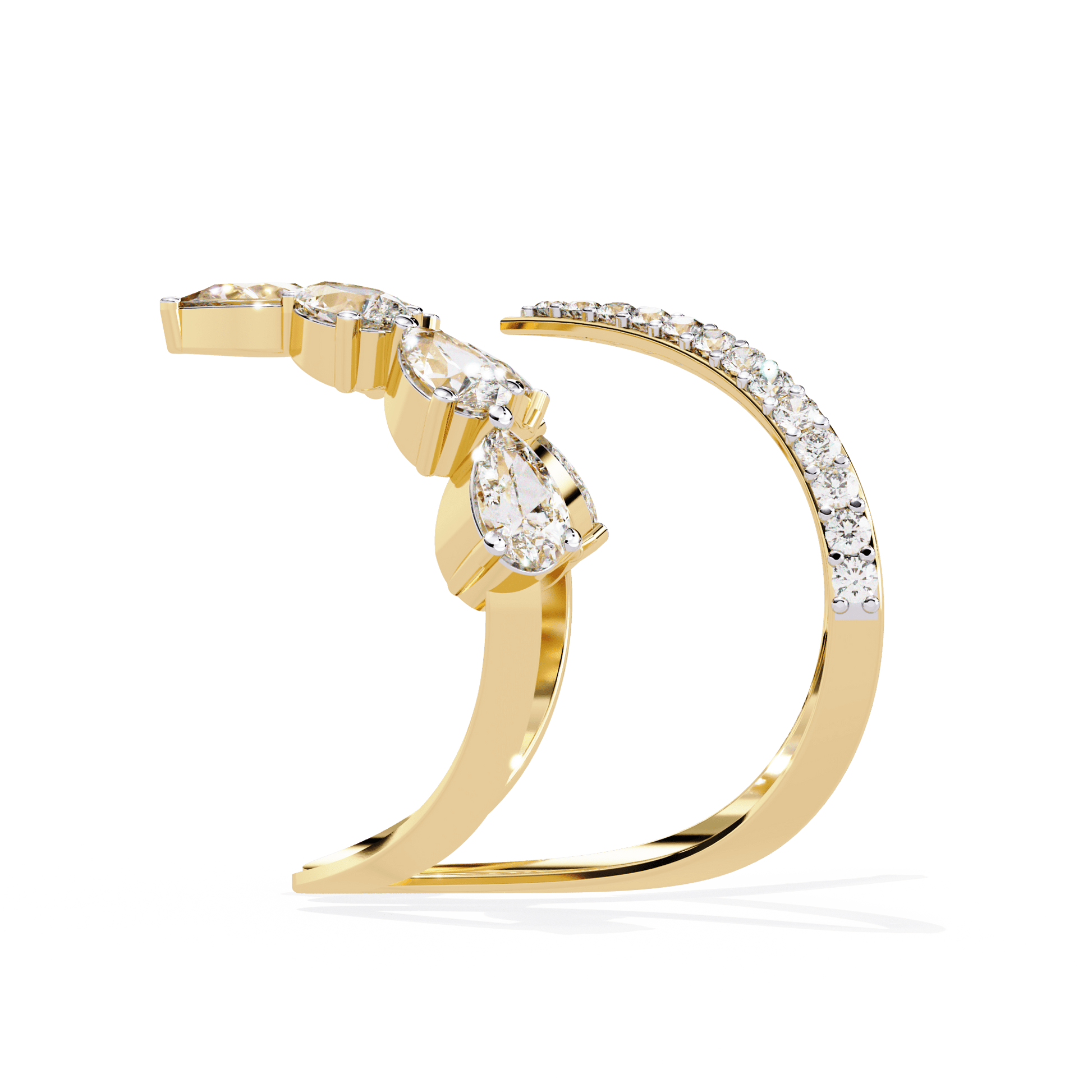 Rich Radiance Pear Diamond Ring - Espira Fine Gems