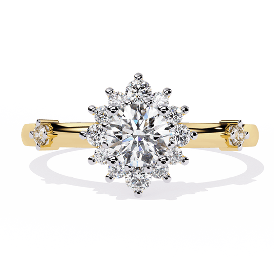 Rich Radiance Round Diamond Ring - Espira Fine Gems