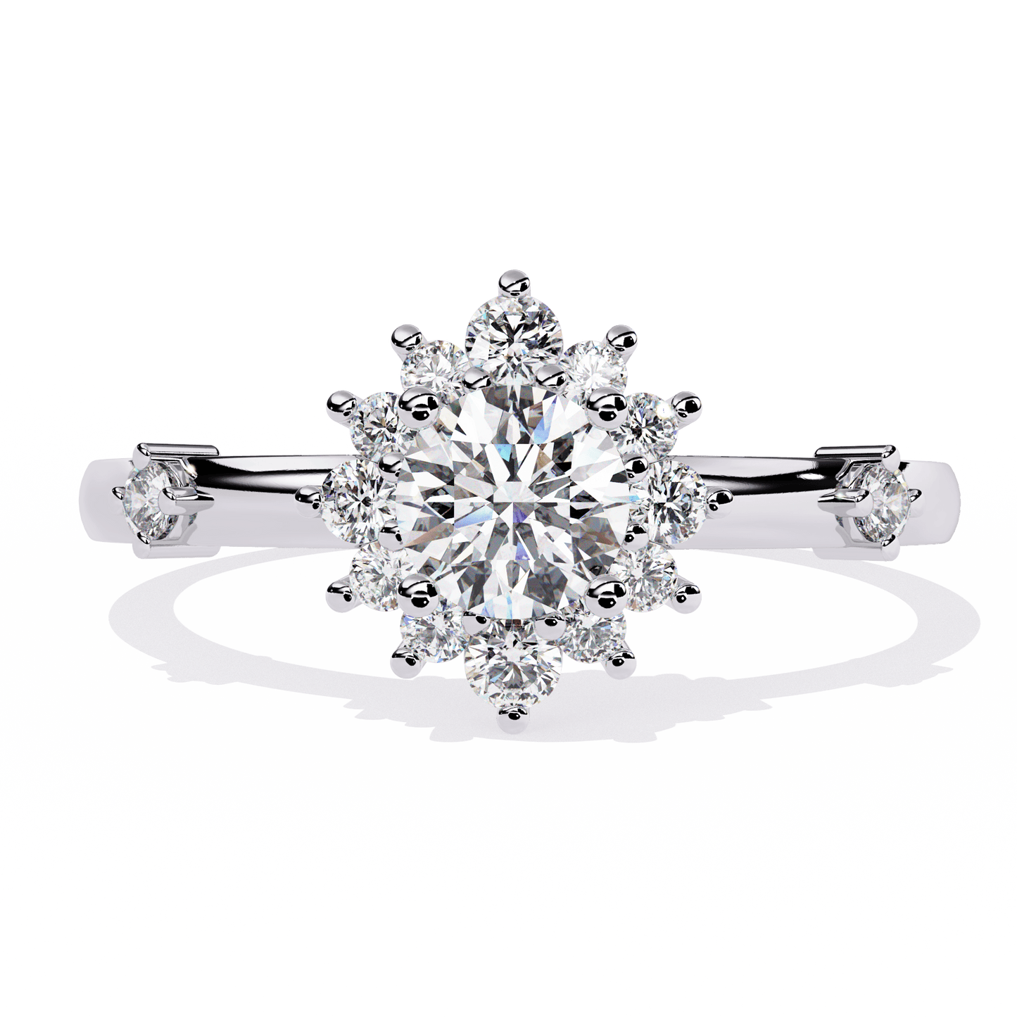 rich radiance round diamond ring - espira fine gems