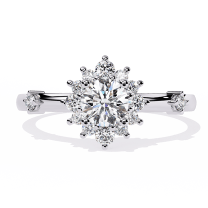 Rich Radiance Round Diamond Ring - Espira Fine Gems