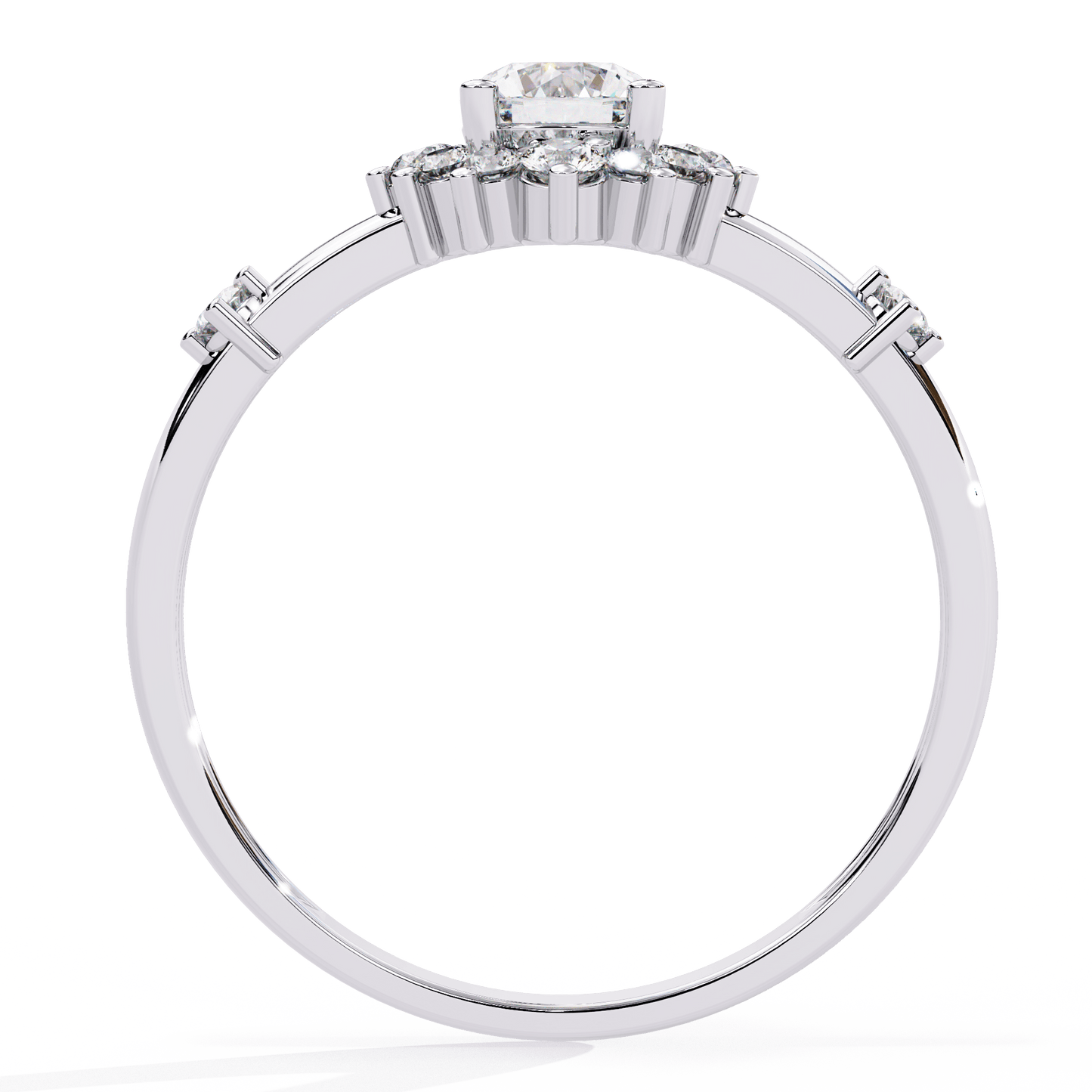 rich radiance round diamond ring - espira fine gems