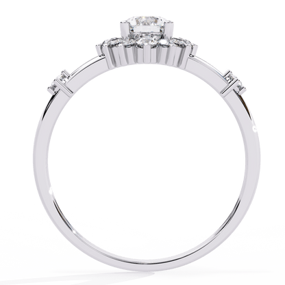 Rich Radiance Round Diamond Ring - Espira Fine Gems