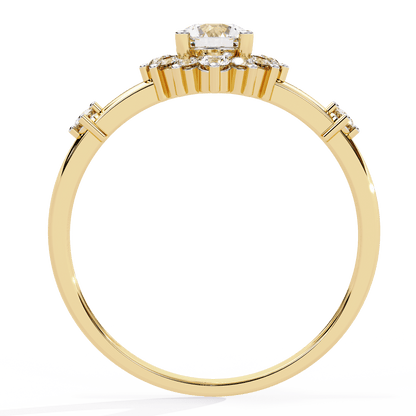 Rich Radiance Round Diamond Ring - Espira Fine Gems