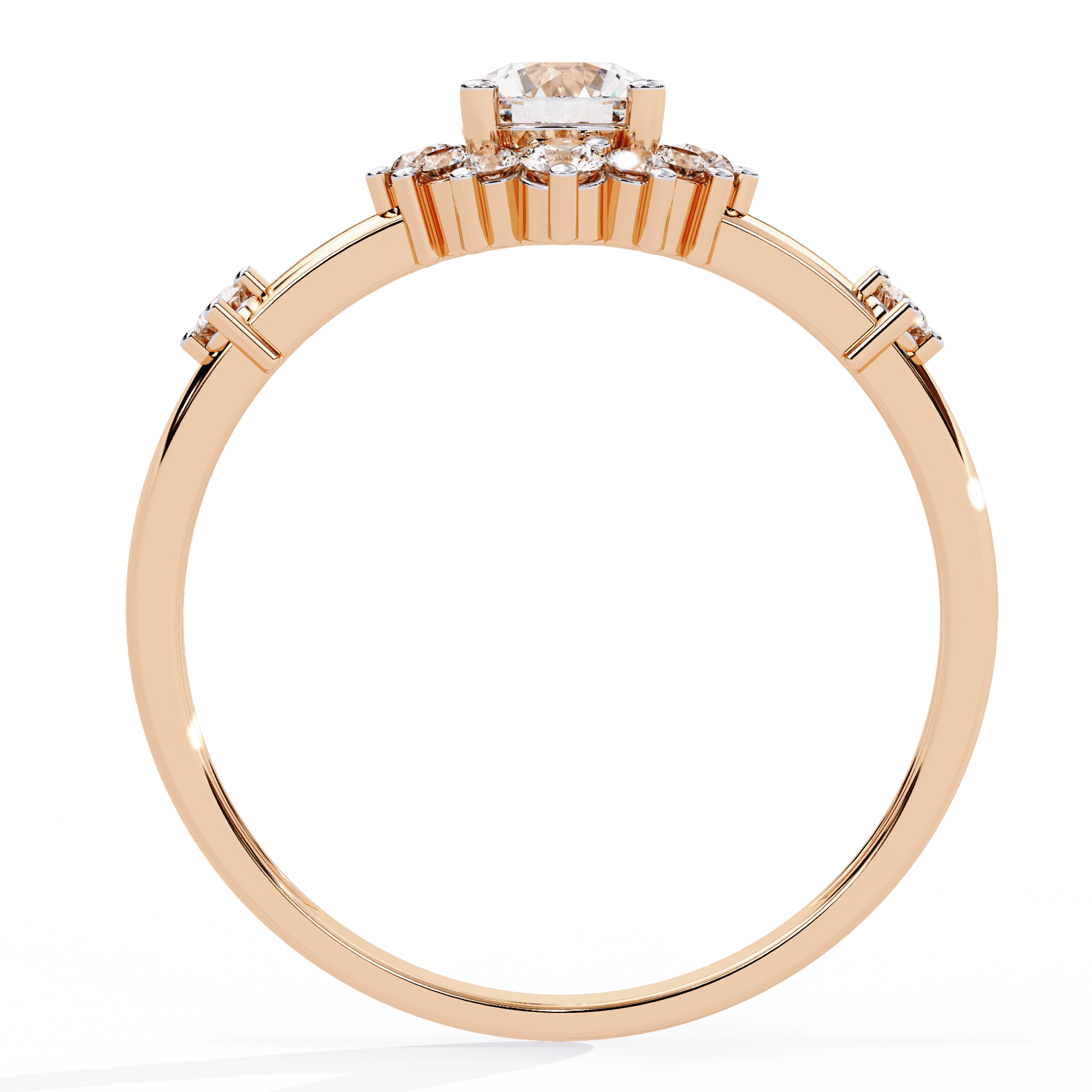 Rich Radiance Round Diamond Ring - Espira Fine Gems