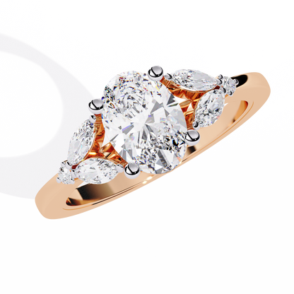 Rich Radiance Marquise Diamond Ring