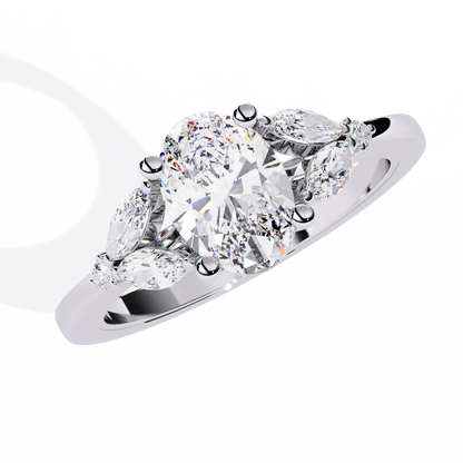 Rich Radiance Marquise Diamond Ring