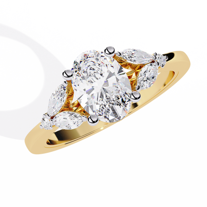 Rich Radiance Marquise Diamond Ring
