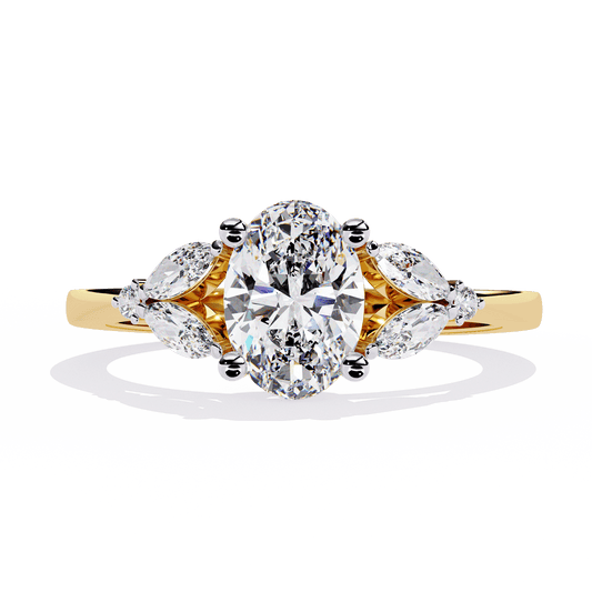 Rich Radiance Marquise Diamond Ring - Espira Fine Gems