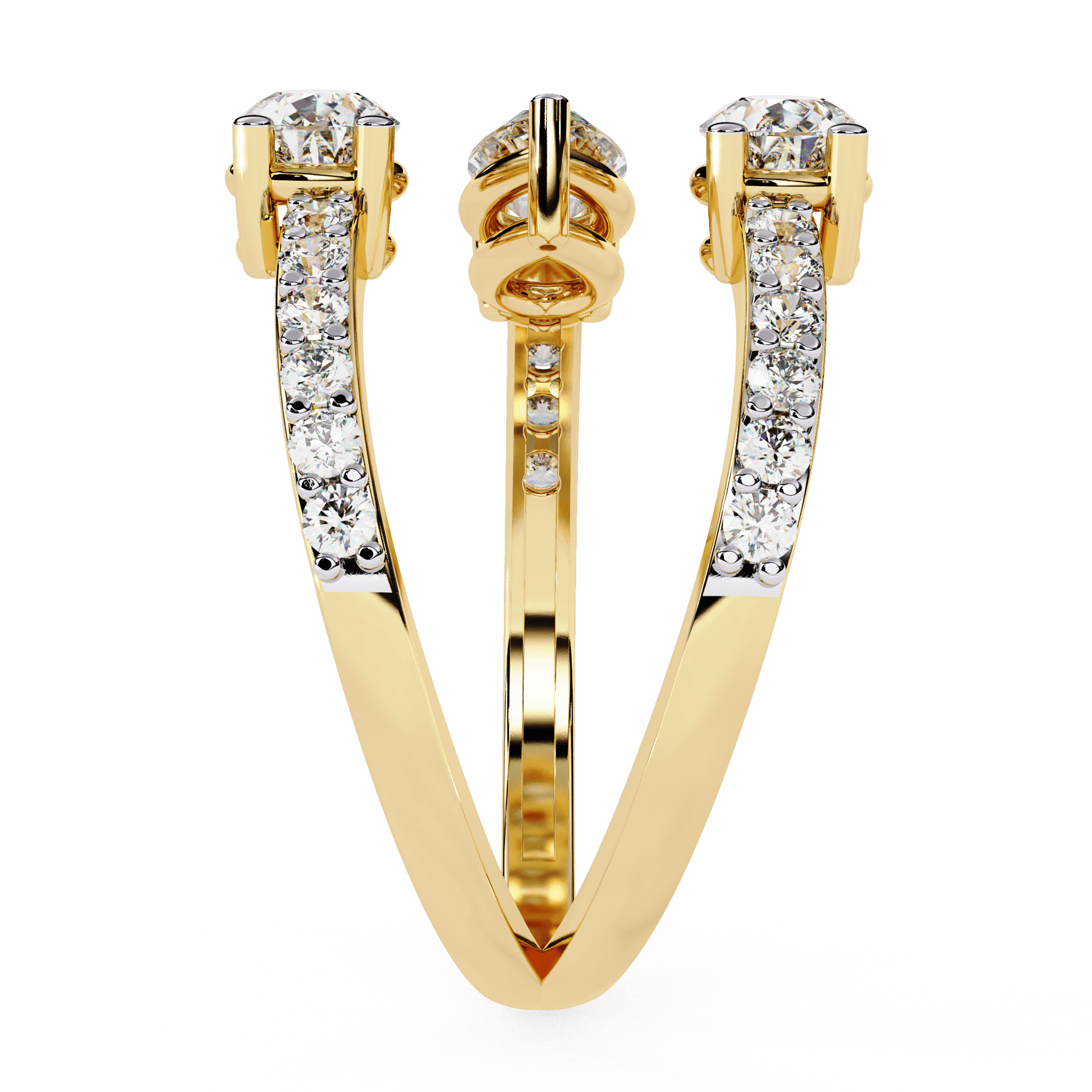 Captivating Charm Pear Diamond Ring - Espira Fine Gems