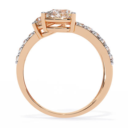 Captivating Charm Pear Diamond Ring