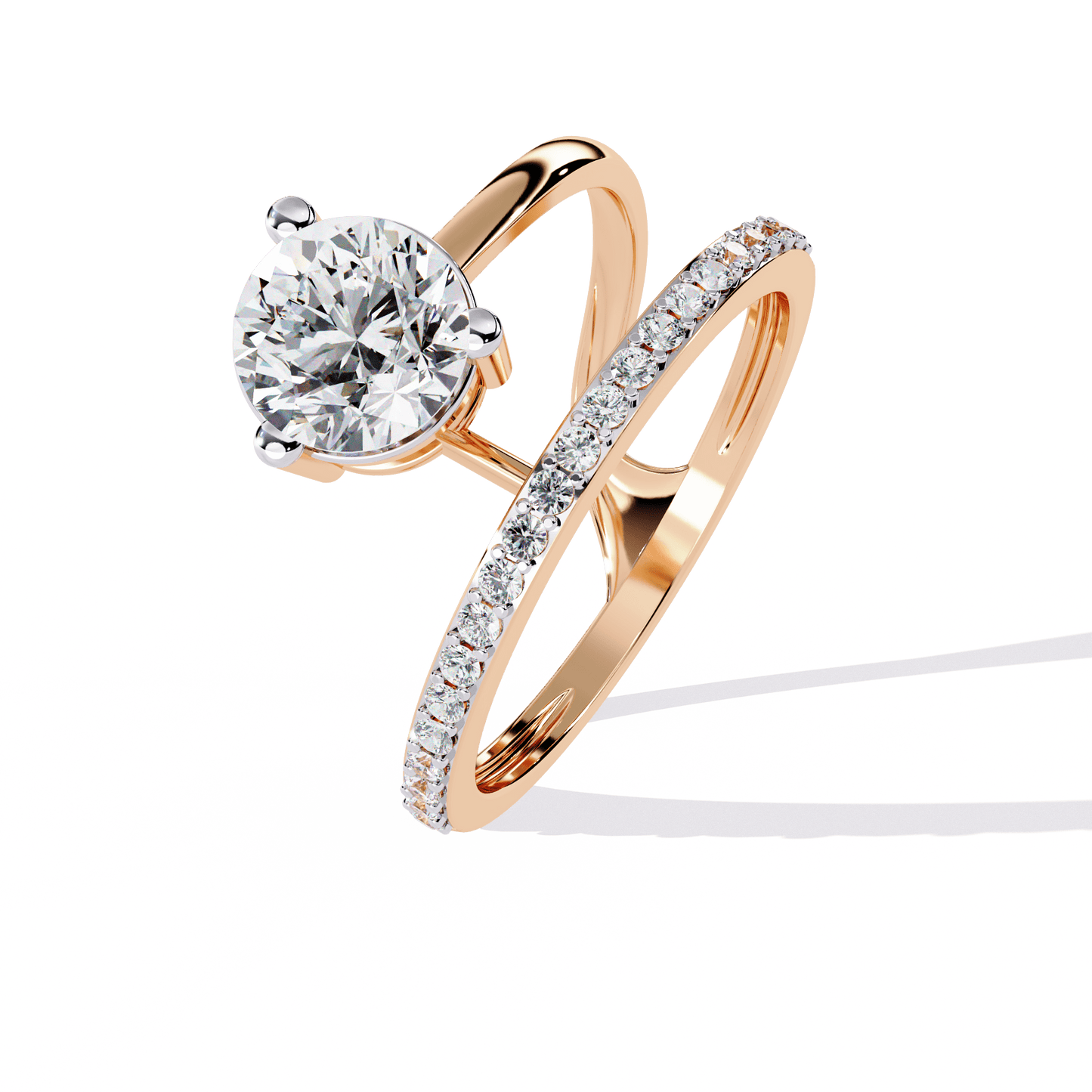 magnetic shine round diamond ring - espira fine gems