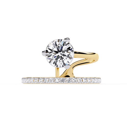 Magnetic Shine Round Diamond Ring - Espira Fine Gems