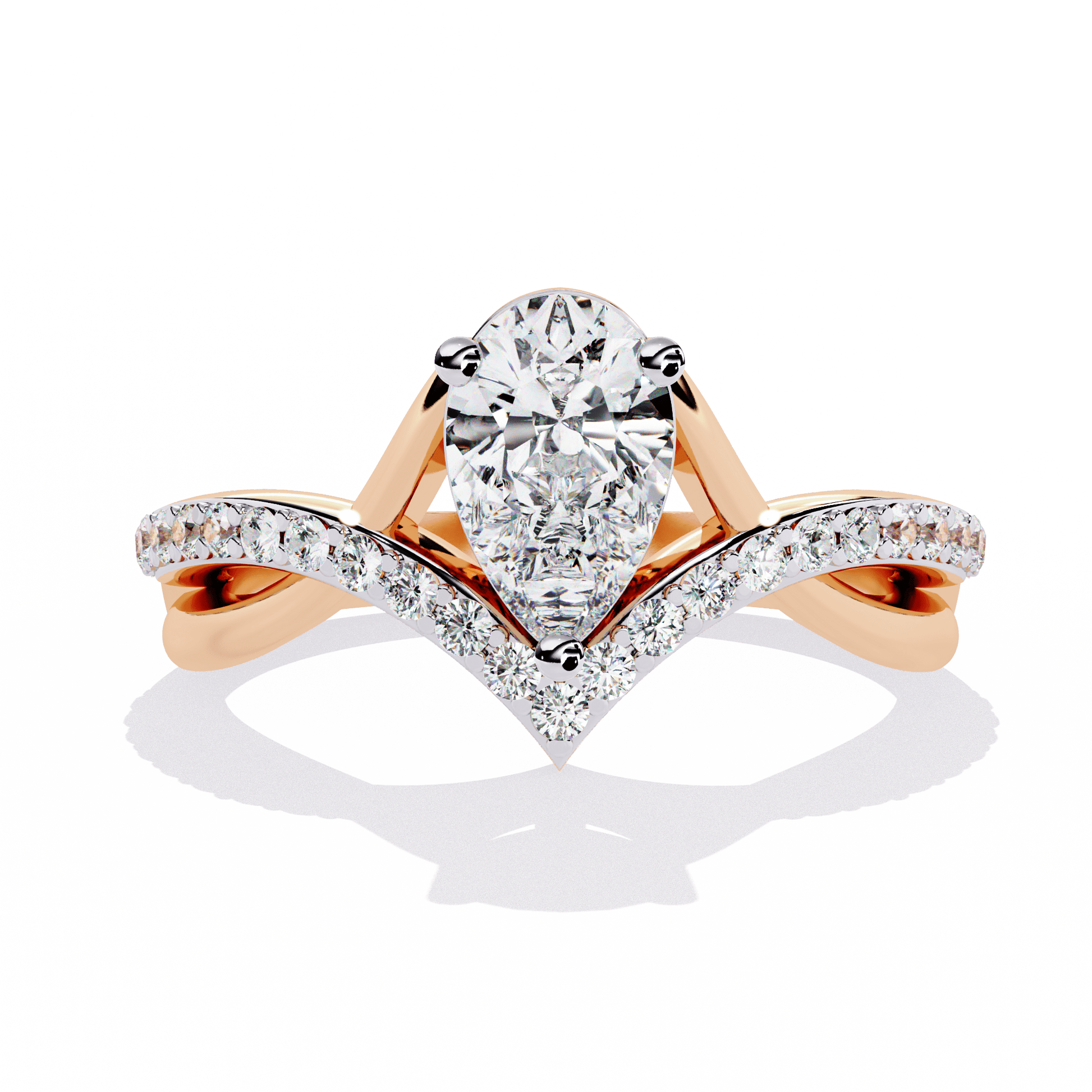 Celestial Bloom Round Diamond Ring - Espira Fine Gems