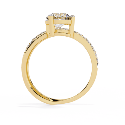 Heavenly Vine Round Diamond Ring - Espira Fine Gems