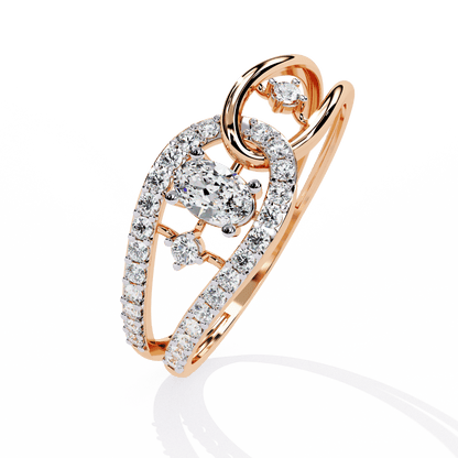 Heavenly Vine Diamond Ring - Espira Fine Gems