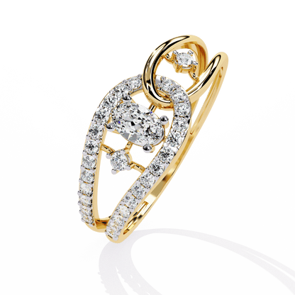 Heavenly Vine Diamond Ring - Espira Fine Gems