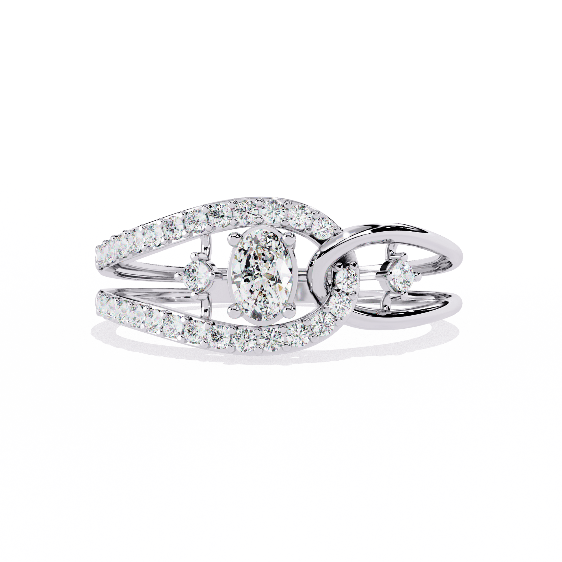 Heavenly Vine Diamond Ring - Espira Fine Gems