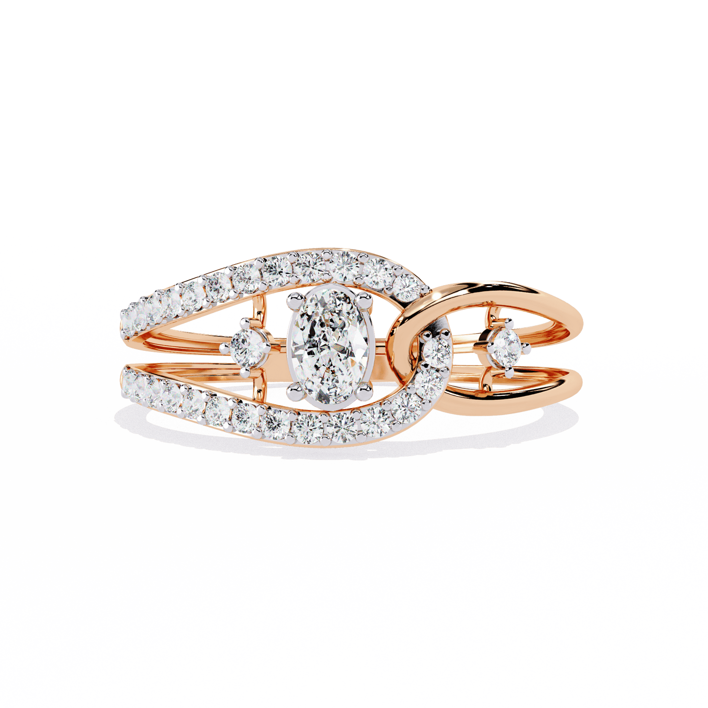 heavenly vine diamond ring - espira fine gems