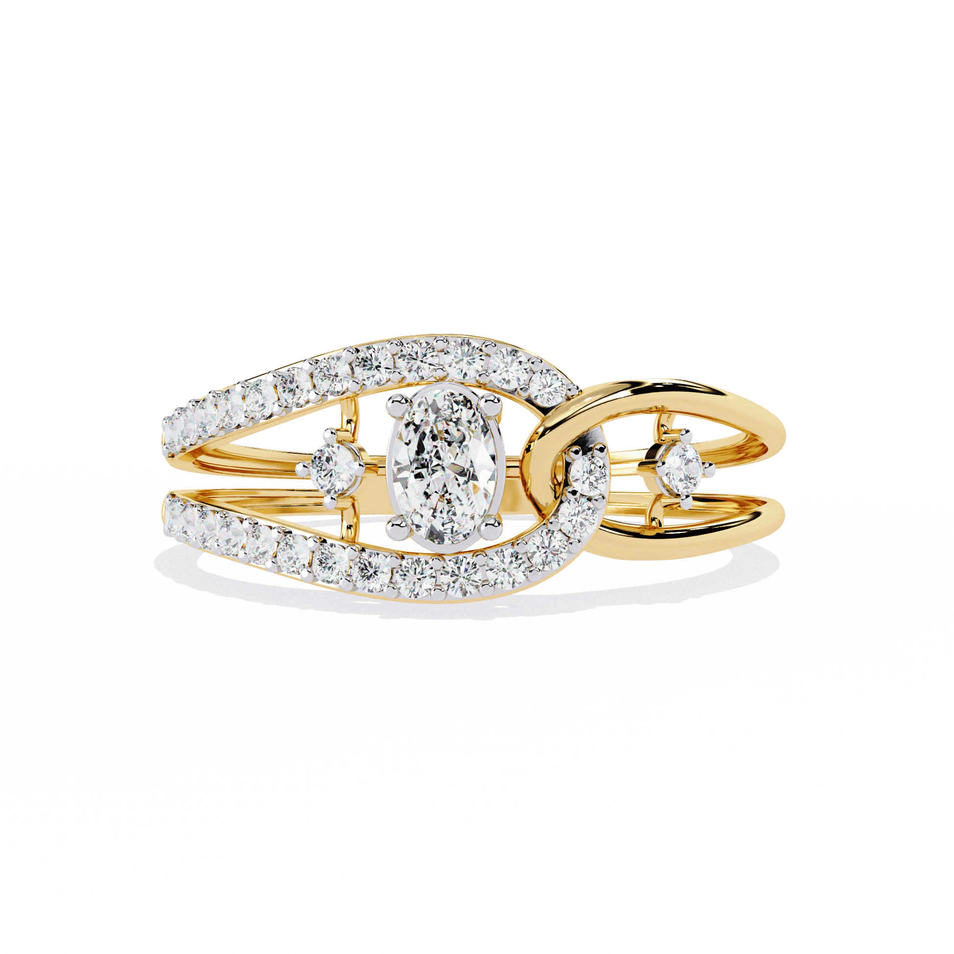 Heavenly Vine Diamond Ring - Espira Fine Gems