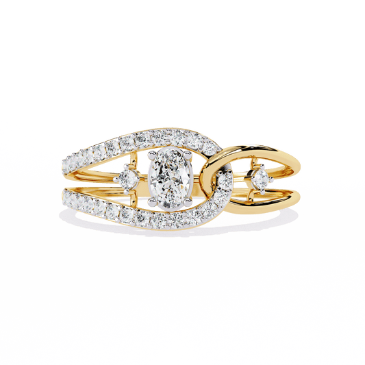 Heavenly Vine Diamond Ring - Espira Fine Gems