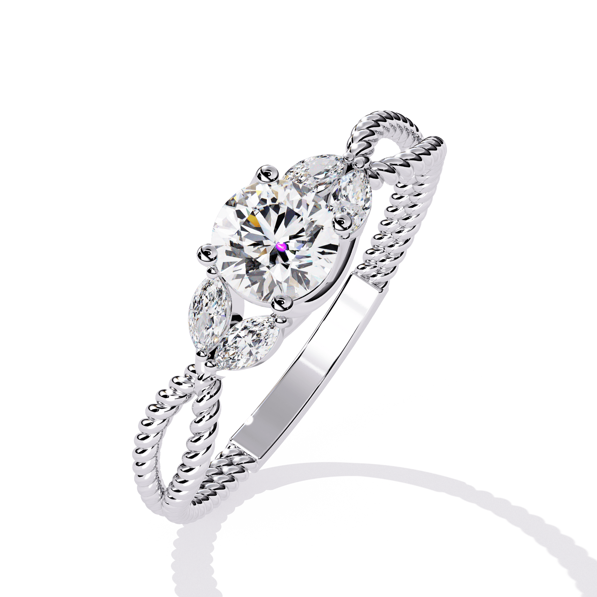 Eden Whisper Round Diamond Ring - Espira Fine Gems