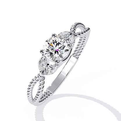 Eden Whisper Round Diamond Ring - Espira Fine Gems