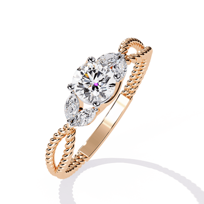 Eden Whisper Round Diamond Ring - Espira Fine Gems