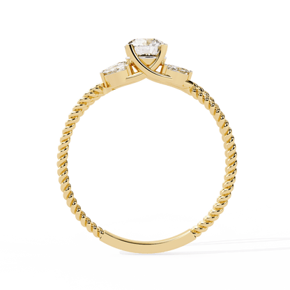 Eden Whisper Round Diamond Ring - Espira Fine Gems