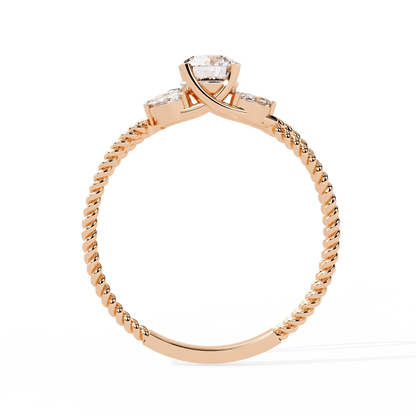 Eden Whisper Round Diamond Ring - Espira Fine Gems