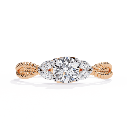 Eden Whisper Round Diamond Ring - Espira Fine Gems