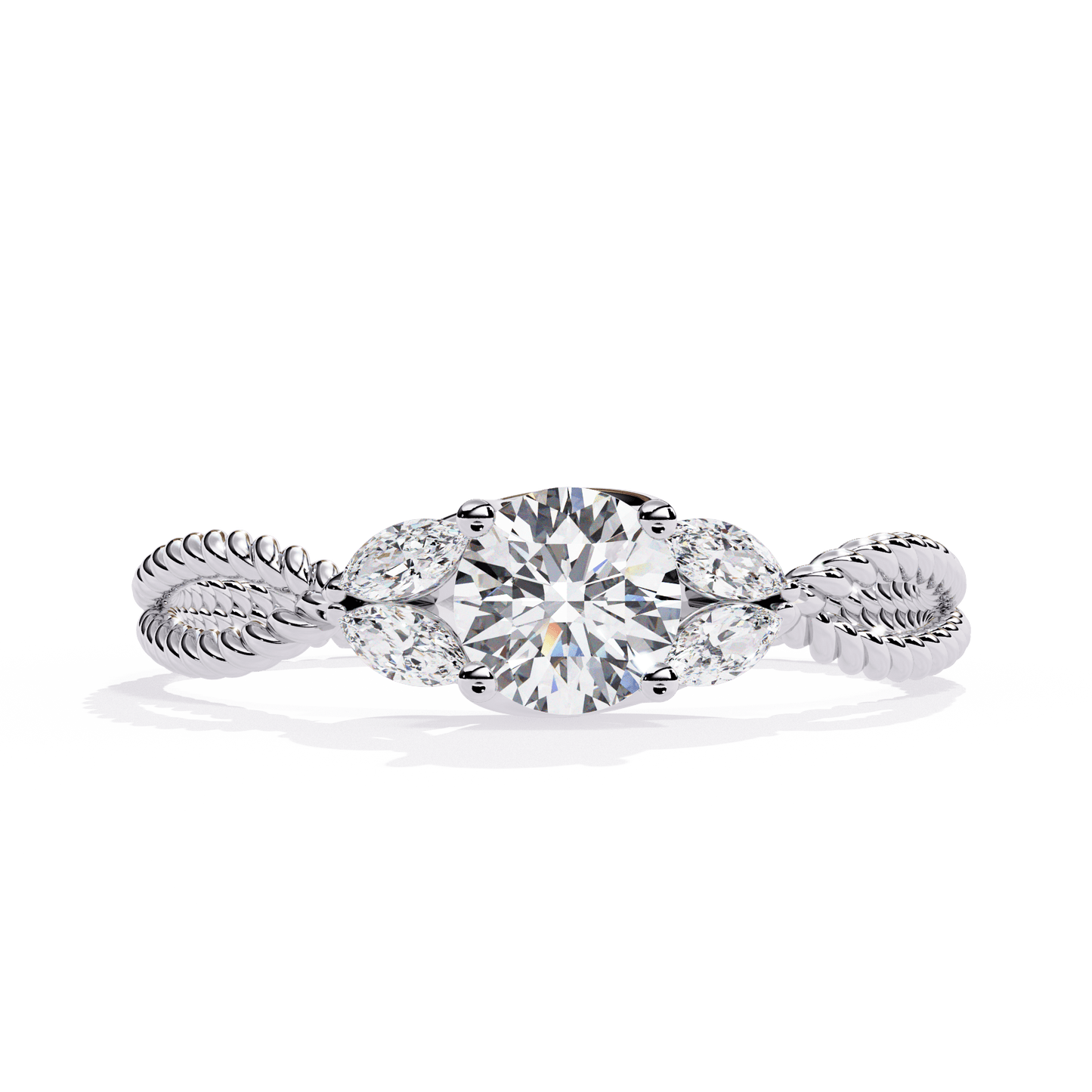 eden whisper round diamond ring - espira fine gems