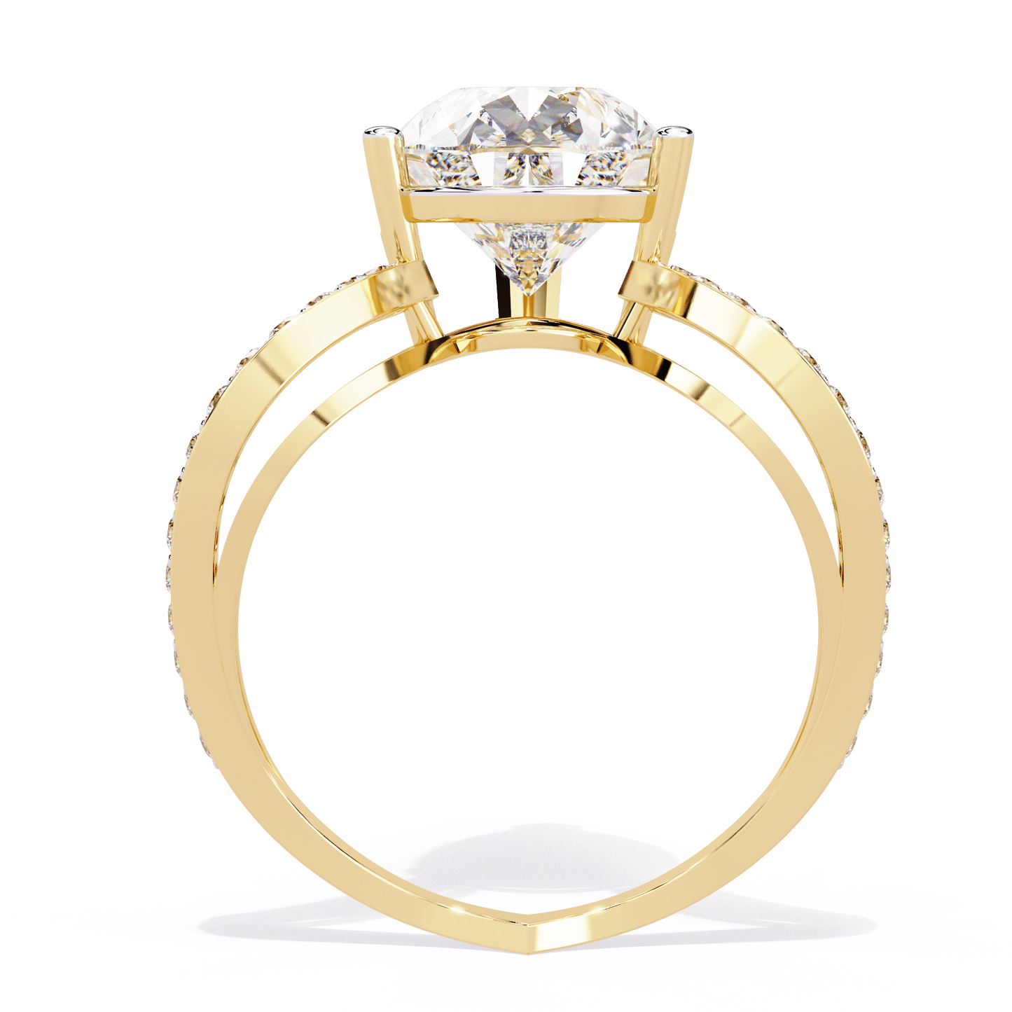 enchanted blossom pear diamond ring - espira fine gems