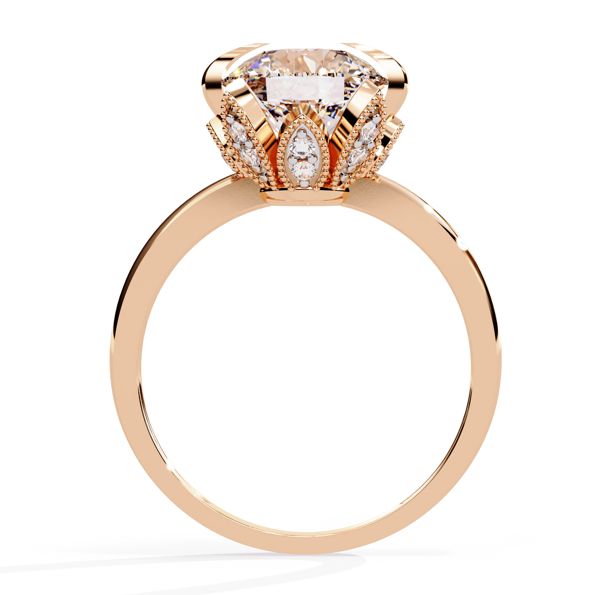 Wonder Round Diamond Ring - Espira Fine Gems