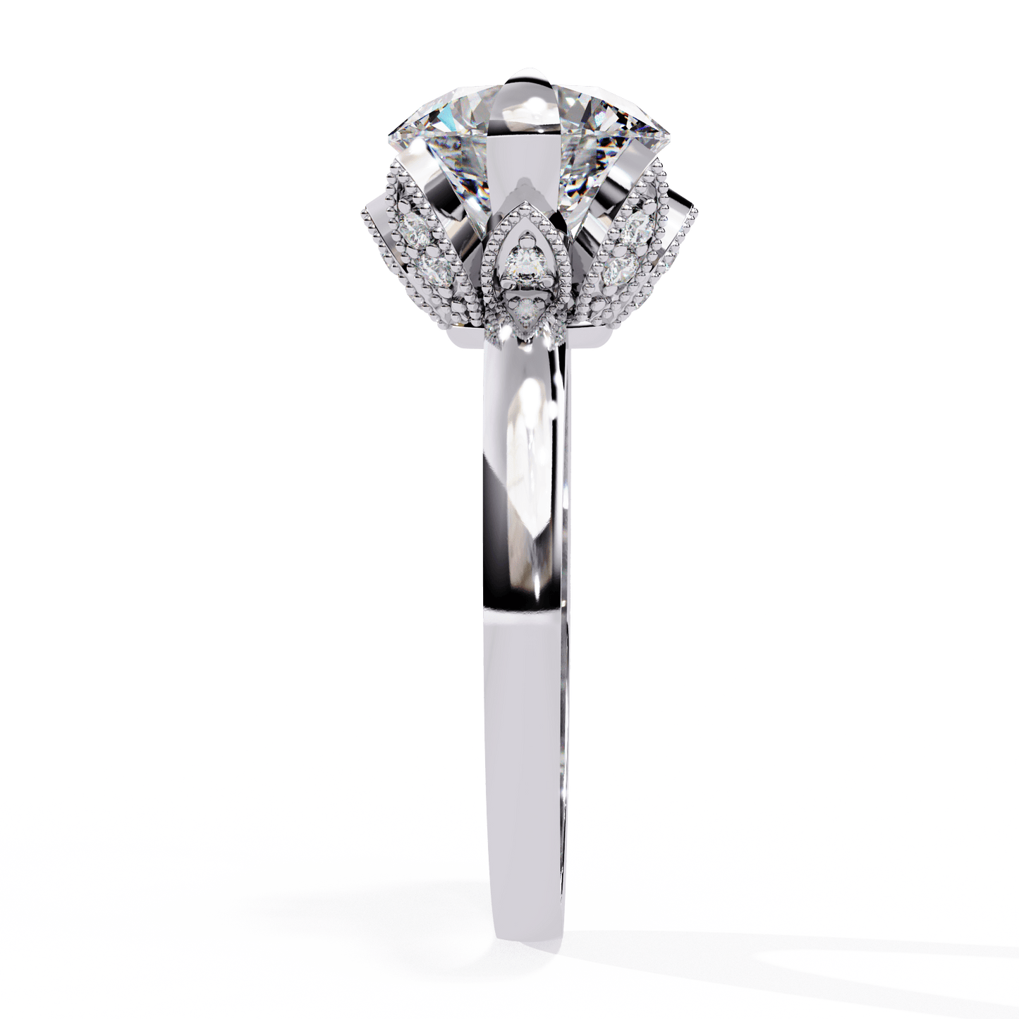 wonder round diamond ring - espira fine gems