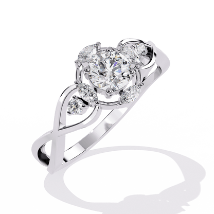 Sparkletta Round Diamond Ring - Espira Fine Gems