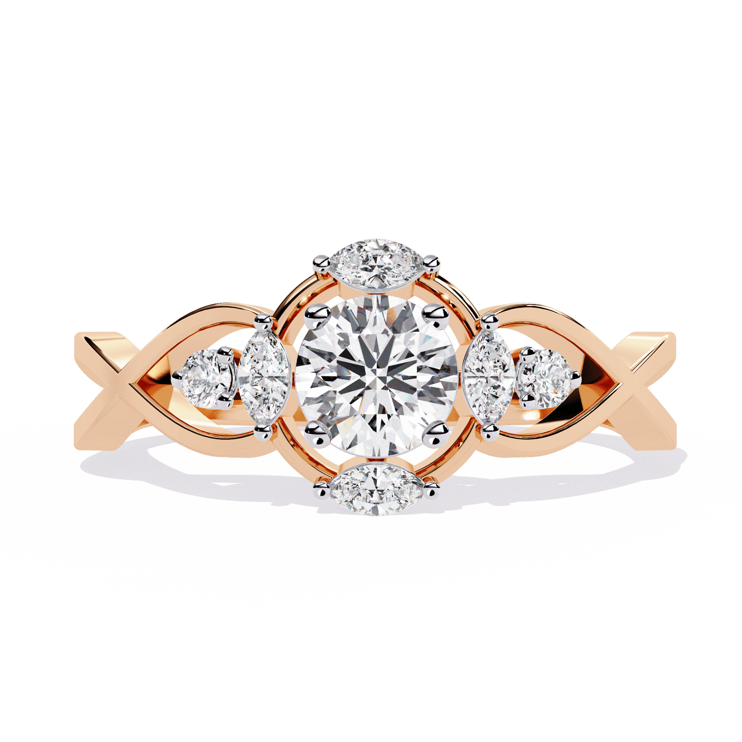 sparkletta round diamond ring - espira fine gems