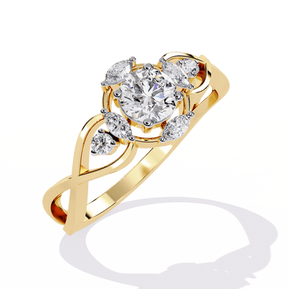 Sparkletta Round Diamond Ring - Espira Fine Gems