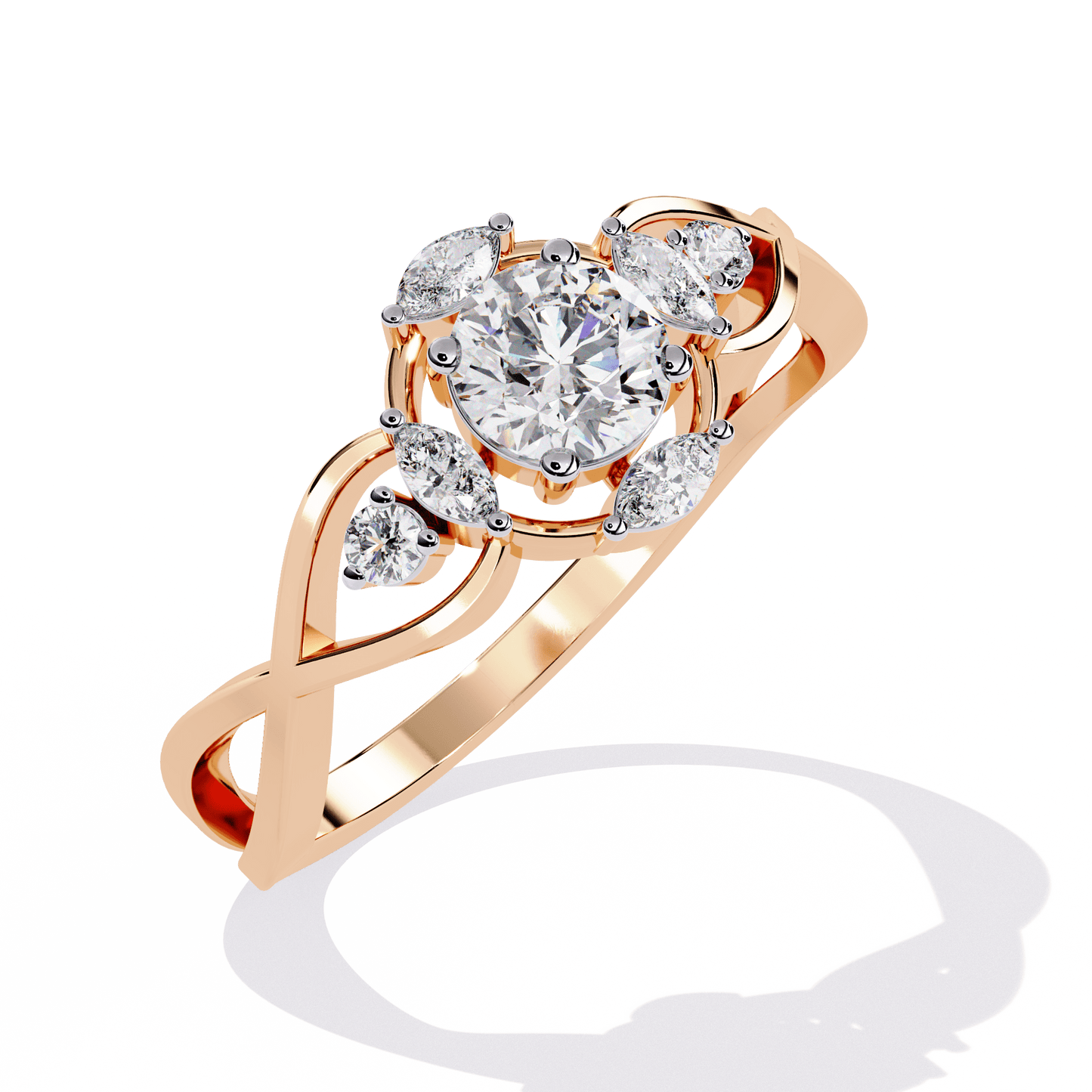 sparkletta round diamond ring - espira fine gems