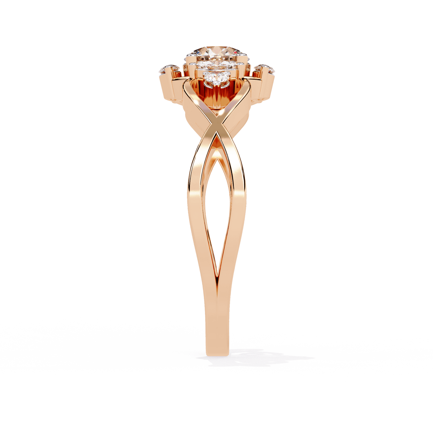 sparkletta round diamond ring - espira fine gems