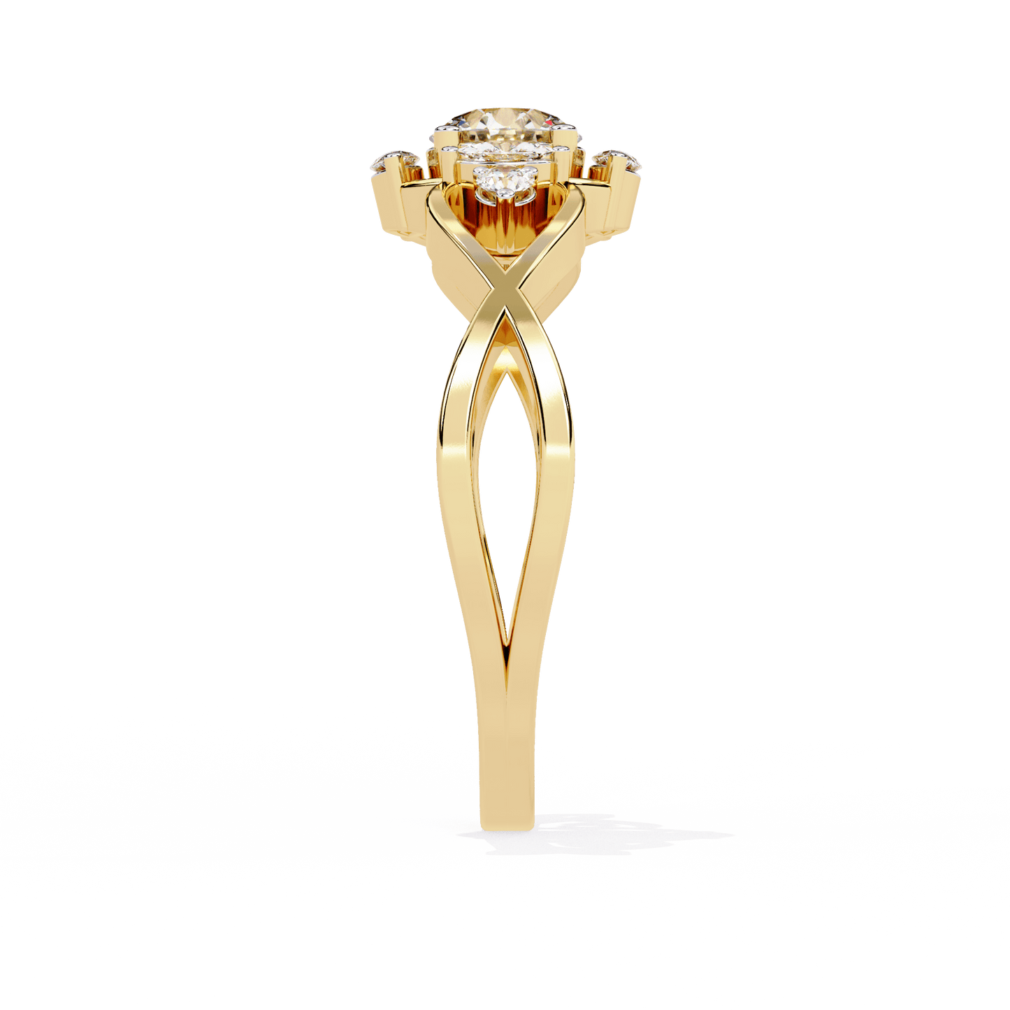 sparkletta round diamond ring - espira fine gems