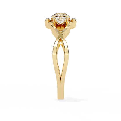 Sparkletta Round Diamond Ring - Espira Fine Gems