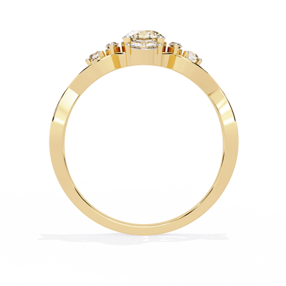 Sparkletta Round Diamond Ring - Espira Fine Gems