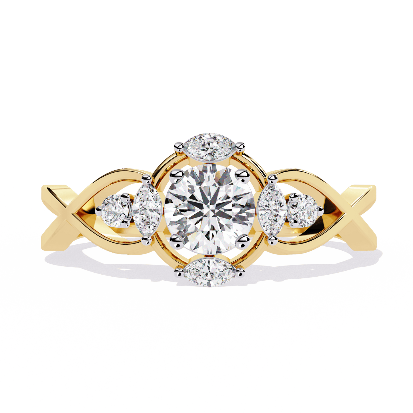 sparkletta round diamond ring - espira fine gems