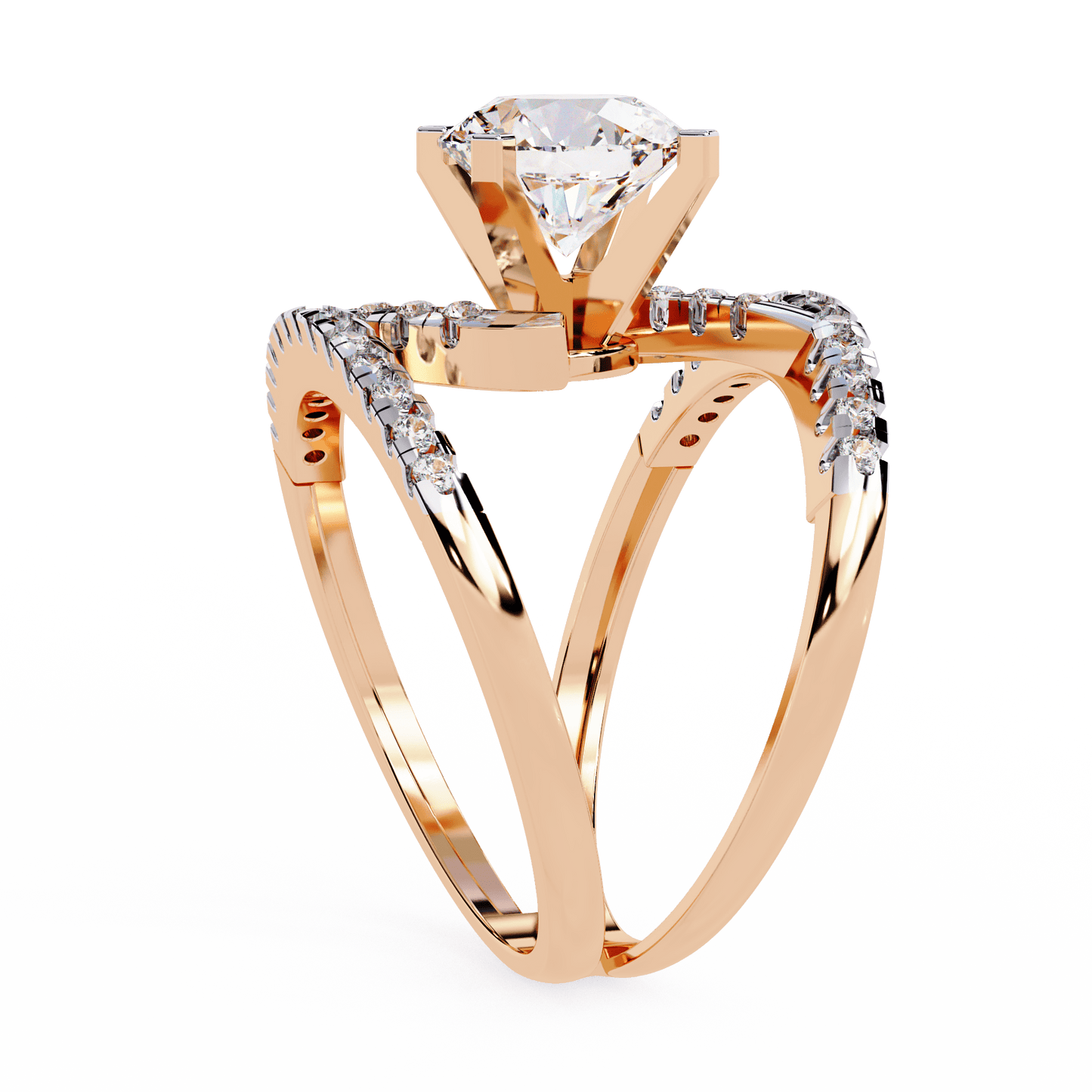 dreamcatcher round diamond ring - espira fine gems